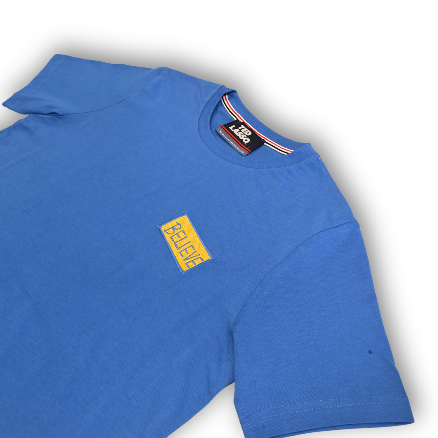 T-shirt Embroidered Believe Sign