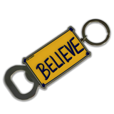 Bottle Opener Keyring Believe