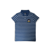 Polo Shirt Striped Embroidered Richmond Crest