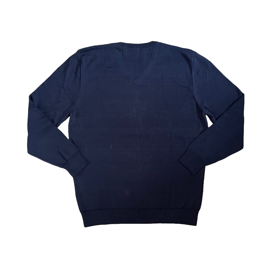 V-Neck Knitted Jumper