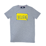 T-shirt Believe - Grey