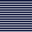 Navy/ White Striped